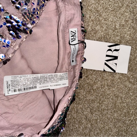 ZARA Bloggers Fav Sequin Skirt - Picture 12 of 16